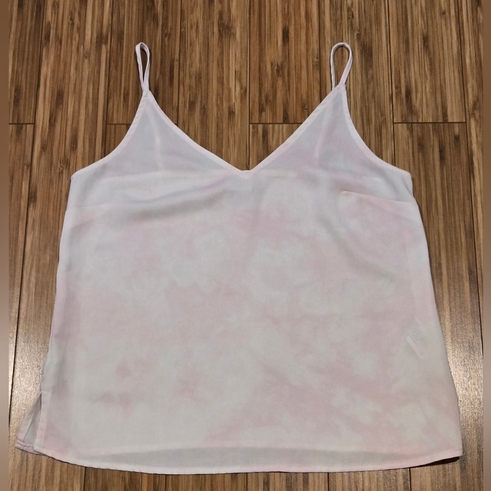 NWOT A New Day White and Pink Women's Top